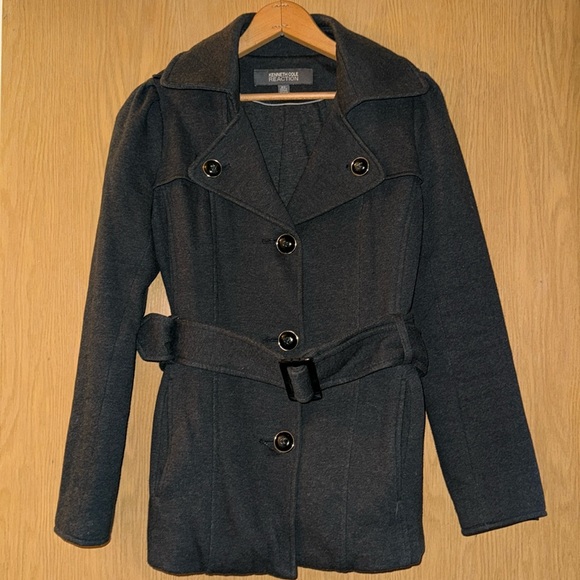 Kenneth Cole Gray Coat - Picture 2 of 11